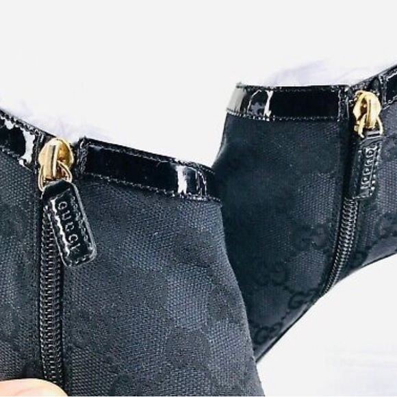 Gucci GG canvas monogram booties - Picture 2 of 4
